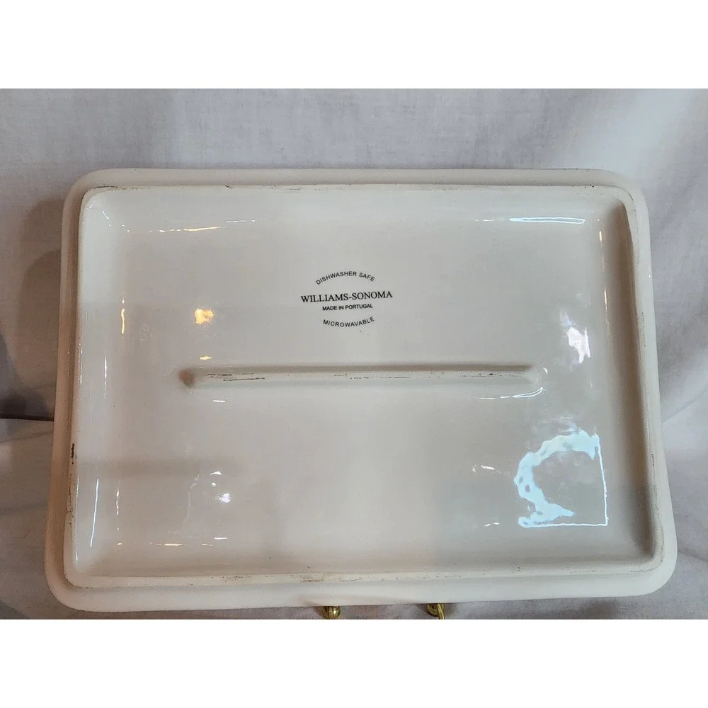 Vintage Williams Sonoma Ceramic Cheese Board Charcuterie 13